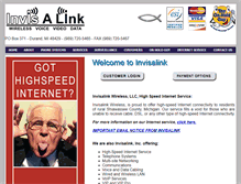 Tablet Screenshot of invisalink.net